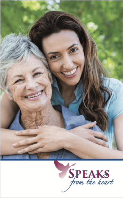 Speaks from the heart